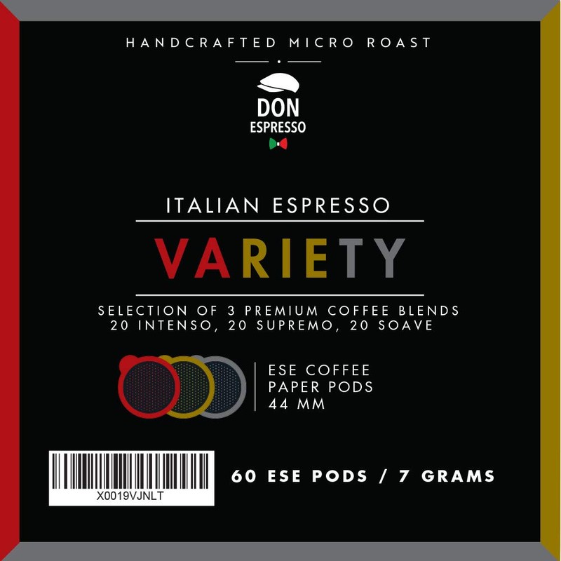 Don Espresso | Variety Pack | 60 ESE Coffee Paper