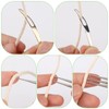 AIEX Pack of 5 dreadlock hook tool, hair crochet hook