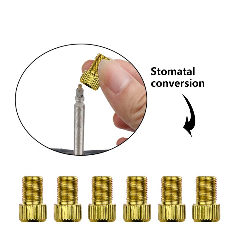 TORMEN Presta Valve Adaptors Convert Presta to Schrader for Bikes,