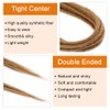Aguacor Synthetic Double Ended Dreadlock Extensions 24inches 5 Strands Thin