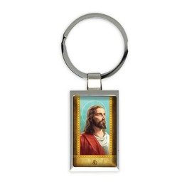 Gift Keychain : Jesus Catholic Religious Prayer Religion Classic Faith
