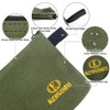 KERNOWO 4 Pack Upgrade Zipper Canvas Tool Pouch, 20 oz