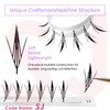 SEEDEW Pre-Made DualLine Sylph Lashes, SJ-83PCS C Curl MIX8-15mm 0.07mm