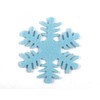 YYCRAFT 20 Felt Snowflake for Christmas Decorations Ornaments 3.5 Inch-Blue