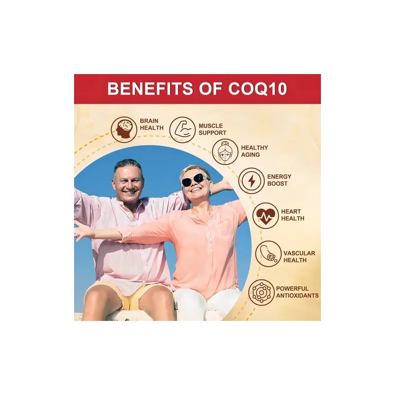 Coq10 600mg Con 120 Softgels Salud Corazon Hecho En Usa