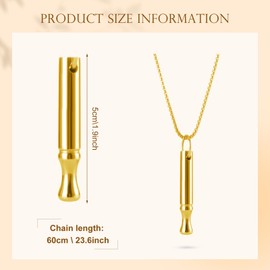 UOY Breathing Necklace, Meditation Breathing Necklace, Breath Necklace, Stress Relief, Mindful Breathing Necklace, Mindful Necklace for Pressure Relief, Reduces Anxiety, Stainless steels