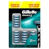 Gillette Mach3 razor blades for men, 20 pieces