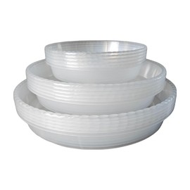 XYNMU LIFD 15 Pack(6 inch/8inch/10inch) Clear Plastic Plant Saucer for Indoors&Outdoors, Plant Water Catcher Drip Flower Tray No Holes, Made of Stronger and Thicker Material, with Taller Design