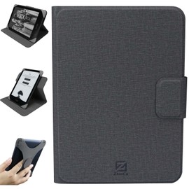 ZhaoCo Universal Removable Case for 6 Inch New Kindle 2024/2022, Kobo Nia/Clara 2E / Clara HD, Lightweight Protective Case with Multiple Viewing Angles - Grey