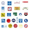 Set of 50 Waterproof Indicator Stickers, Suitable for Suitcases, Motorcycles,