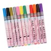 12Pcs 3D Nail Polish Pens 0.5mm Tip Bright Colors Easy