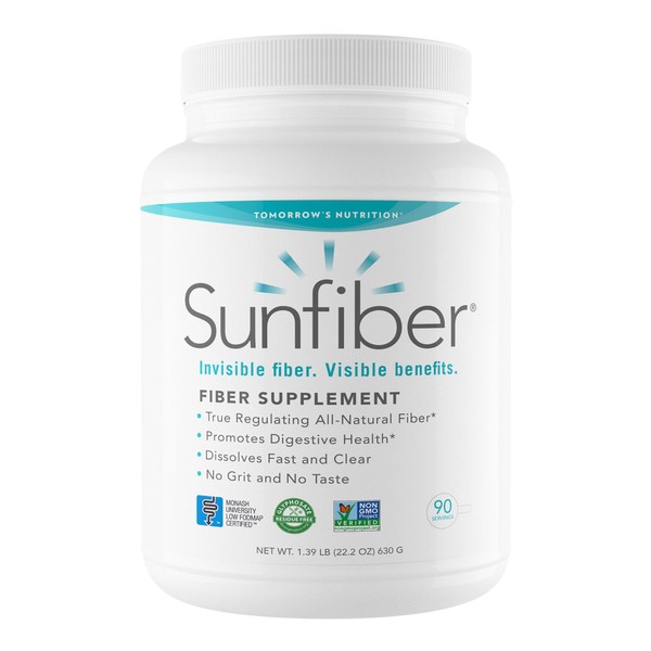 Tomorrow's Nutrition, Sunfiber, Prebiotic Fiber Supplement for Digestive Health, Low