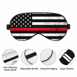 Vnwoalu Spring Flowers Sleep Eye Mask Lovely Floral Men Women Sleep Mask with Adjustable Strap Eye Cover Eye Shade for Travel, Nap,Meditation