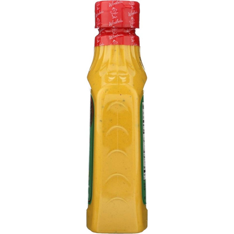 Woeber's Sandwich Pal Jalapeno Mustard, 16-Ounce (PACK OF 3) by