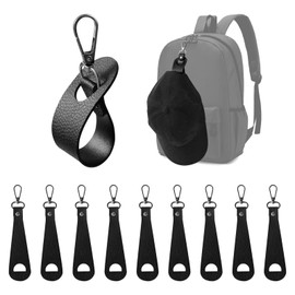 Cap Holder, Cap Organiser, Hat Clip with 2und1 Function, Suitable for Home Storage as well as a Hat Holder for Travel, Compatible with Most Hat Types, Black, Pack of 10