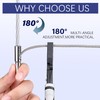 Mindoub 50 Pack 3/16" Invisible Cable Railing Kit, T316 Stainless
