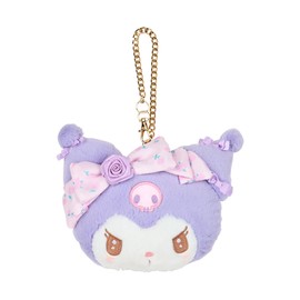Sanrio Face-Shaped Pass Case (Dolly Rose) Kuromi 466697