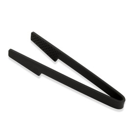Kuhn Rikon10-Inch Large Silicone Chef's Tongs, Black