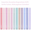 Willingood [Pack of 12] Aesthetic Highlighters with Soft Chisel Tip,