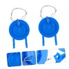 Gadpiparty 2pcs Durable PVC Toilet Flapper for Bathroom Easy Installation