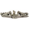 US NAVY Officers SUBMARINE Cross DOLPHINS UNIFORM INSIGNIA BADGE Silver
