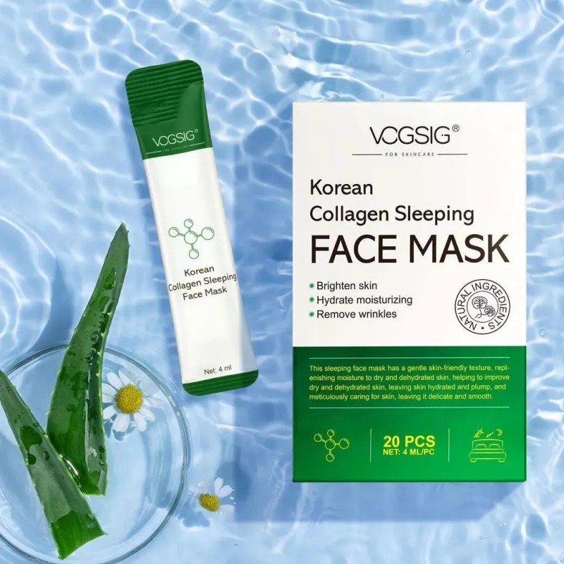 Kit 20 Mascarillas Koreana Faciales Colageno Piel Seca