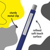 Online Soft Metal ballpoint pen, Classic Blue, retractable ball pen,