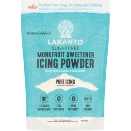 Lakanto Icing Powder Monkfruit Sweetener Icing Sugar Replacement 200g