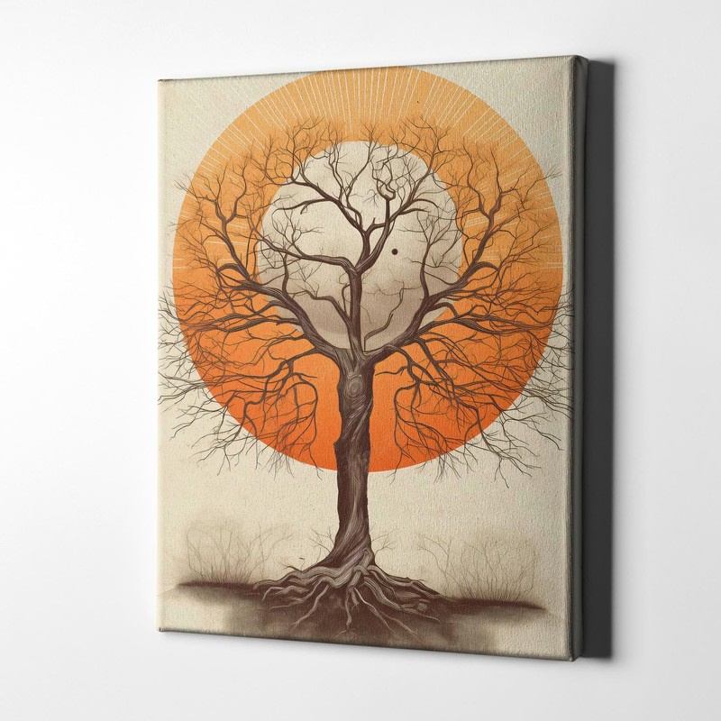 Spiffing Prints Solstice Tree – Botanical Print Featuring Tree of