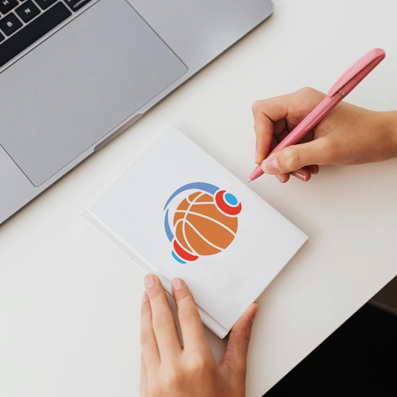 MAYJOYDIY Basketball Stencil Sports Theme Template 11.7x8.3inch Reusable Basketball Basket