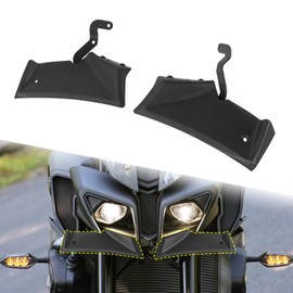 CHIFUN Front Spoiler Winglets Downforce Motorcycle Fairing Aerodynamic Beak Nose Cone Extension Cowl Replacement for Yamaha MT10 MT-10 2022 2023 2024