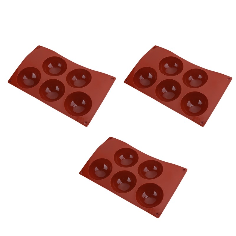 3PCS Semi Sphere Silicone Mold Baking Mold for DIY Making