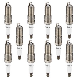 SYKRSS 2314 Iridium Spark Plugs 10 Pack - Compatible with Dodge Charger Challenger Avenger Grand Caravan Magnum Compatible with Chrysler 300, Wrangler Grand Cherokee - Replaces LZTR5AIX13 Spark Plug