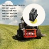 Diskary Lawn Mower PTO Switch Pull/Push 10A 8 Terminals for