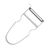 Fackelmann 36122 Castor Vegetable Shaver, Peeler, Vegetable Peeler, Stainless Steel,