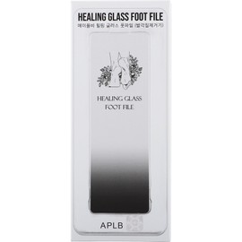 APLB Healing Glass Foot File Callus Remover, Pink, 1 Piece / 에이플비 힐링 글라스 풋파일 발각질제거기, 핑크, 1개
