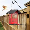Squirrel Proof Bird Feeder for Outdoors Hanging, Metal Wild Bird