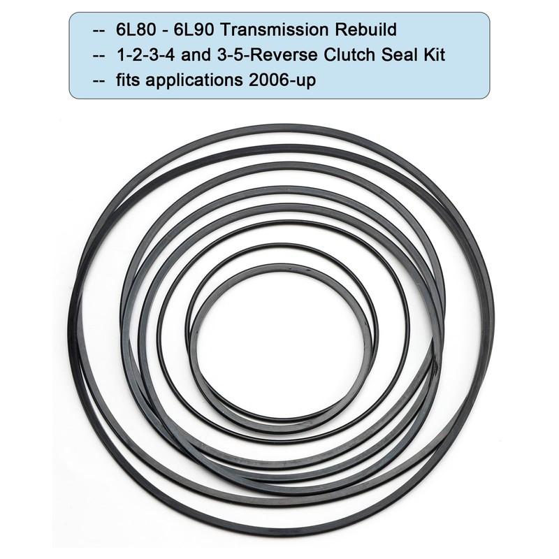 MAD HORNETS For 6L80 6L90 Transmissi​on Rebuild 1-2-3-4 3-5-Reverse Clutch