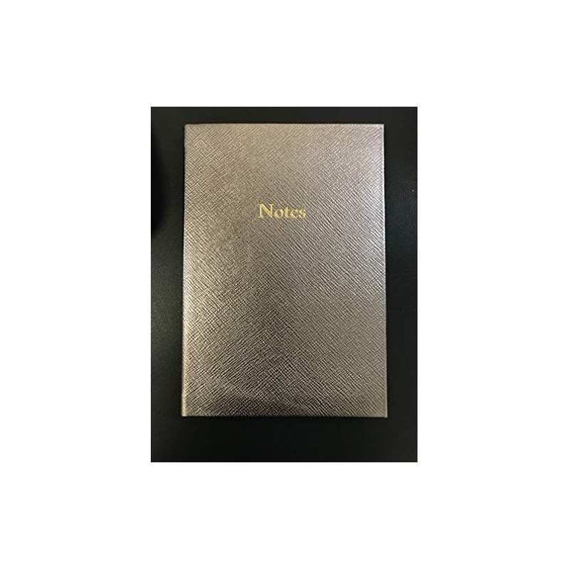 Leathersmith of London Chelsea Notebook Gun Metal NBC86R