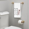 EXUQO Funny Bathroom Hand Towels Dishcloths for Cat Mom Dad