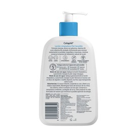 CETAPHIL Locin Limpiadora Piel Sensible 1 pz 473 ml Hidrata Mientras Limpia y Suaviza Recomendada por Dermatlogos para Piel Sensible