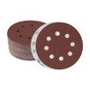 Meccion 125mm Sanding Discs 50pcs 120 Grits Sander Discs Pads