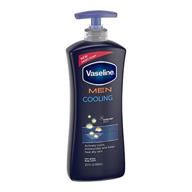 Vaseline Men Body and Face Lotion , 20.3 Ounce Bottle (Pack of 6)