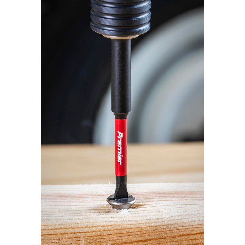 Sealey AK8253 3pc 75mm Slotted 6.5mm Impact Power Tool Bit