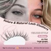 Natural Lash Clusters Wispy Eyelash Extensions Invisible Thin Band