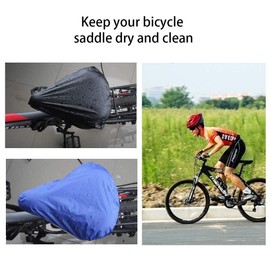 Eiito 3 Pieces Saddle Cover Waterproof Bicycle Saddle Cover Bicycle Saddle Rain Cover Bicycle Saddle Protector Saddle Rain Cover for Road Bike, Mountain Bike