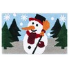 Xmas Bath Mat Santa Snowman Non-Slip Door Mat Bathroom Mat