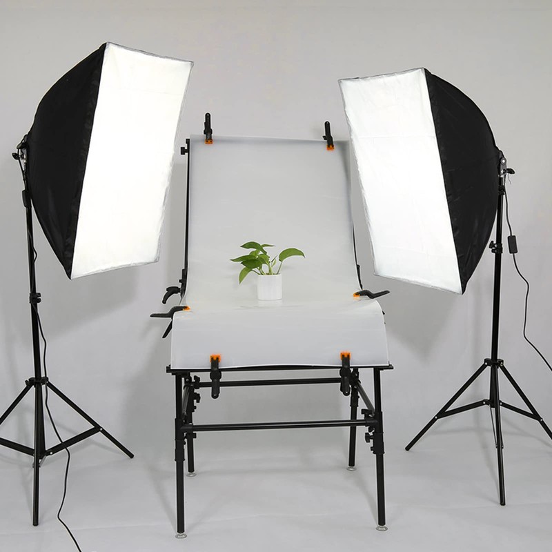 8 Pack Spring Clamps, 4.5inch Plastic Clips, Small Backdrop Clips,