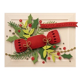 Christmas Cracker Etched Dies from The City Holiday Collection by Yana Smakula