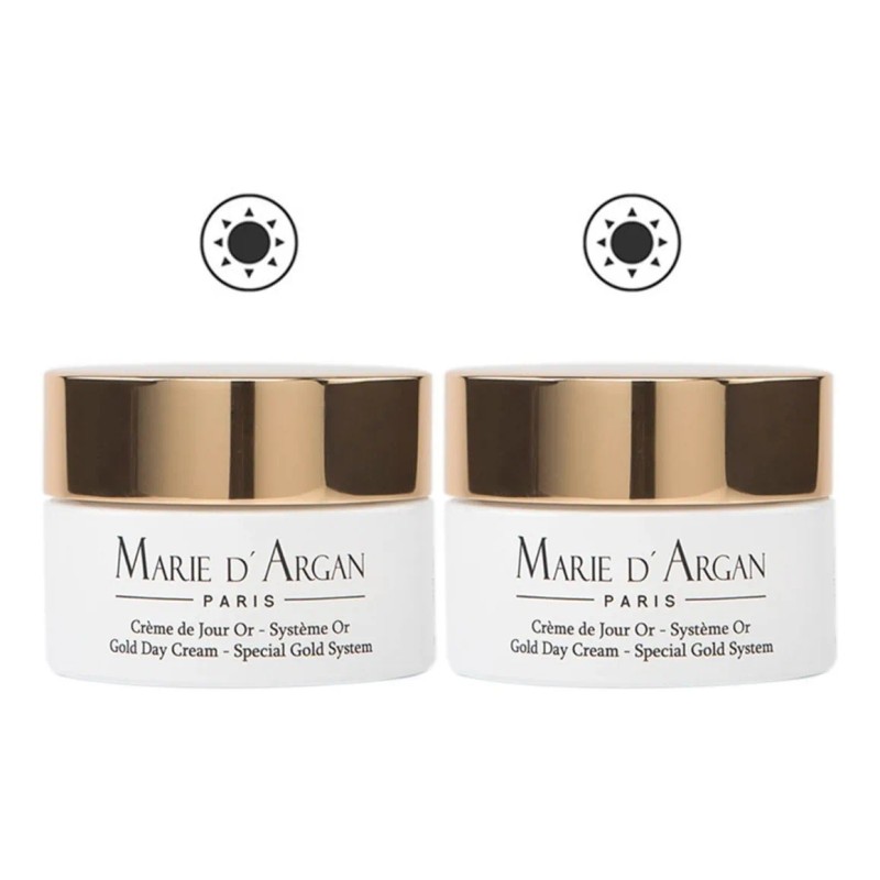 Duo Cuidado Facial Crema Día Oro 24k